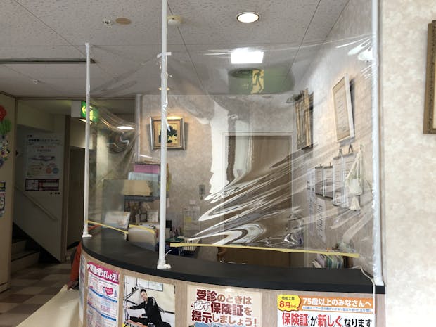 H社様 飛沫防止パーテーション