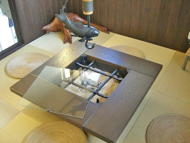 N 様 囲炉裏テーブル天板ガラス