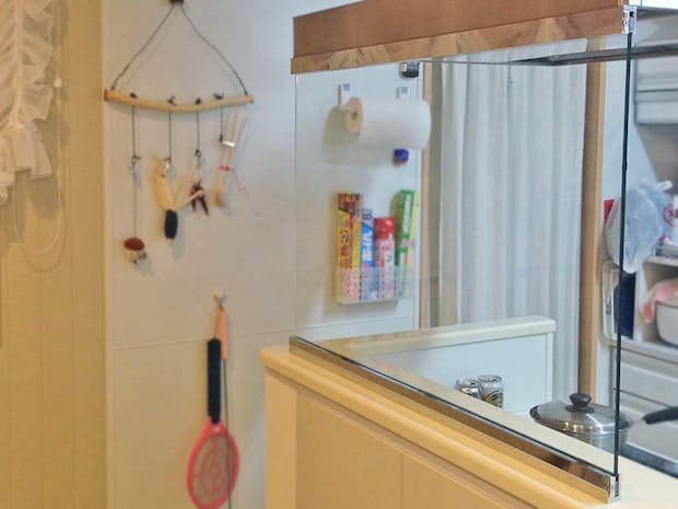 U 様 キッチン前間仕切り