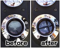 F様 バイクの燃料計のガラス
