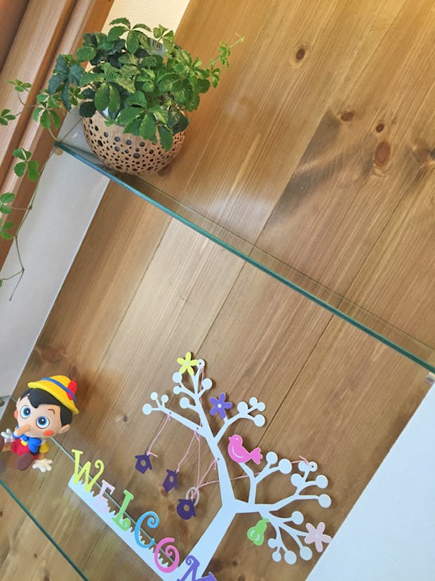 G様 ニッチのガラス棚板