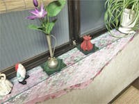 O様 レースを飾る為の押さえガラス