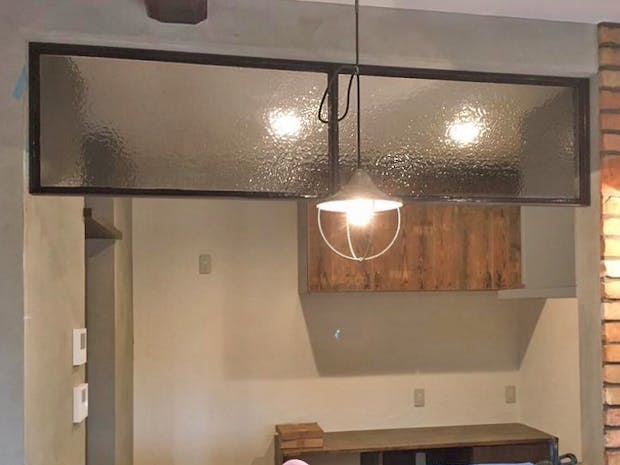 株式会社M様 キッチンカウンターの欄間