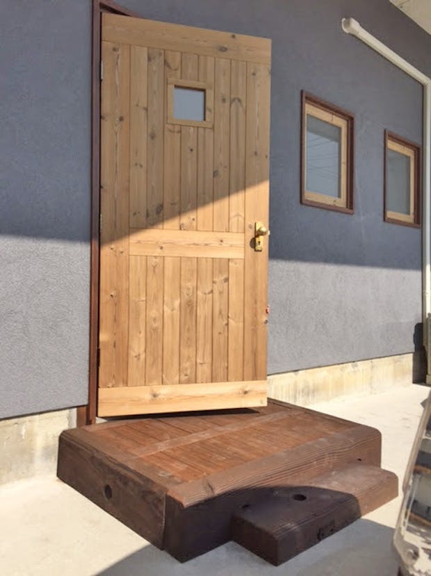 W様 ドアと窓のガラス