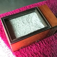 S様 火鉢テーブルのガラス