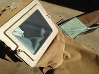 A社 K様 ショットブラスト作業用の面ガラス