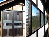 物置兼作業場の扉