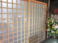 U様 木製引き戸のガラス