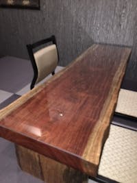 自宅のテーブル天板