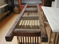 T.H様 アンティーク棚のガラス(横)