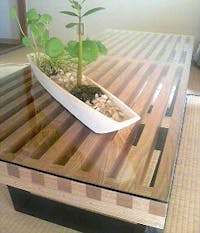 N.S様 ガラステーブルトップ