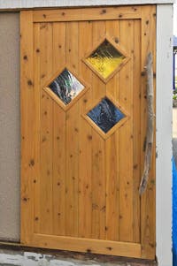 Y.S様 ガレージドアのガラス