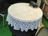 T.T様 円形テーブル天板べた置き