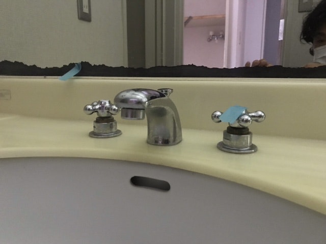 洗面鏡 化粧鏡 トイレ鏡 浴室鏡 クリスタルミラーシリーズ（サークル ウエーブ）：スーパークリアーミラー （超透明鏡） クリスタルカットタイプ - 1